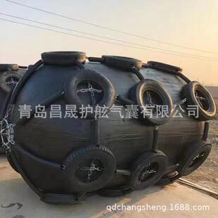 护套式橡胶护舷 下船气囊 海伦牌防撞设施 船用碰垫 充气橡胶靠球