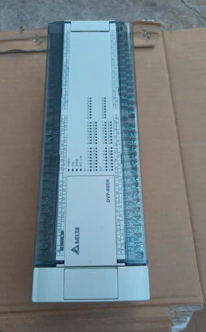 台达PLC  DVP80EH00T3 拆机9新，