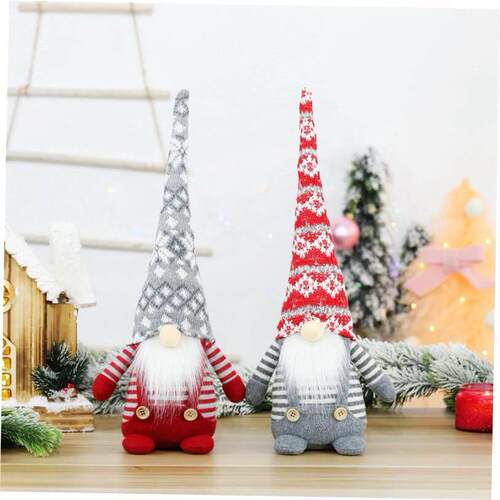 Faceless old man doll Christmas decoration 圣诞公仔摆件