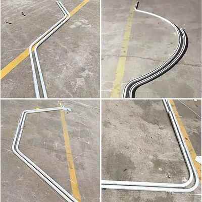 电动窗帘内嵌式嵌入式隐形L型U型飘窗弧形圆形异形弯轨轨道梦幻帘