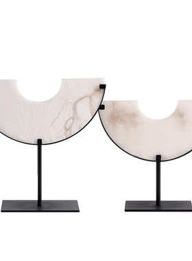 新中式家居摆设样板房间软装饰品高端茶室客厅酒柜玄关博古架摆件