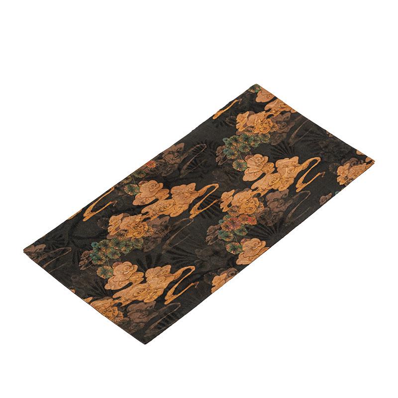 昌朴居香云纱宋悦茶席家用双面干泡茶垫手工防水茶桌布隔热垫茶旗