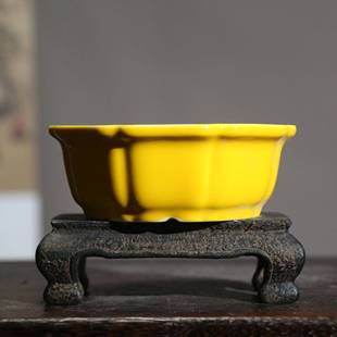 紫陶瓷景盆浅盆盆景盆觅砂陶乡产盆地直销型微花tb-67584盆菖蒲盆