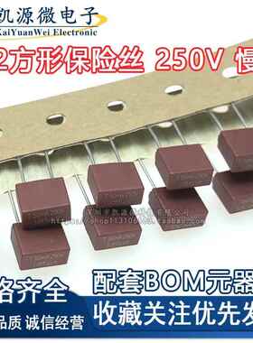 392方形保险丝 250V 慢断 T500mA T1A T2A T3.15A T4A T5A T6.3A