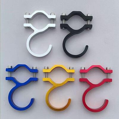 电动车挂物钩铝合金免打孔通用把手安全帽多功能改装配件前置挂餐