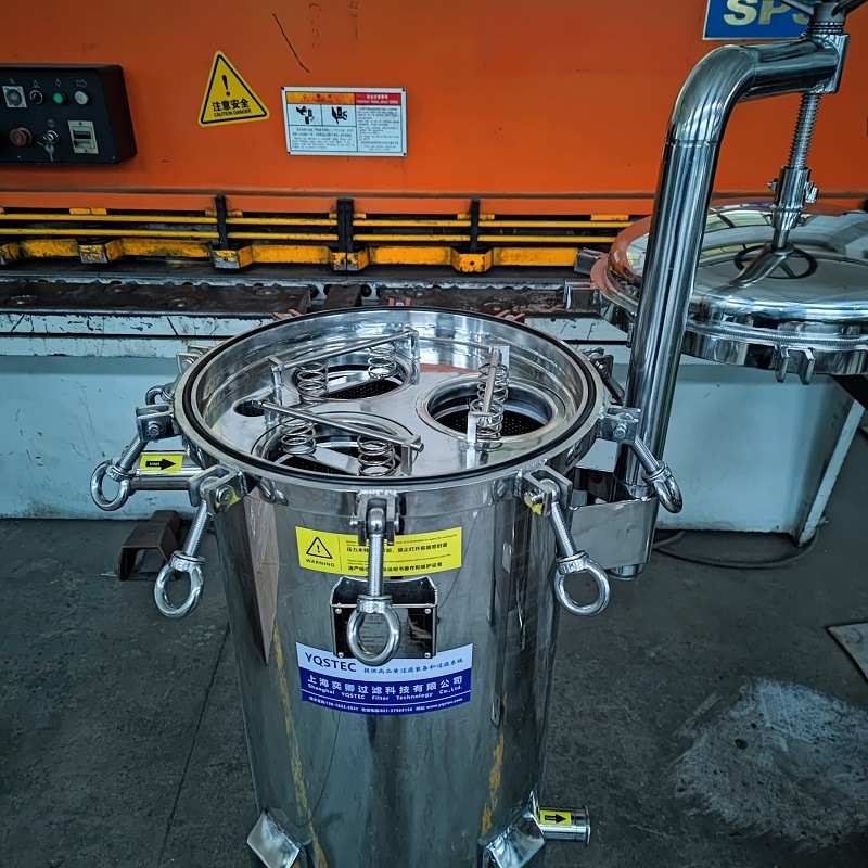 YQSTEC 奕卿科技 镜面卫生不锈钢袋式过滤器 多袋式过滤机