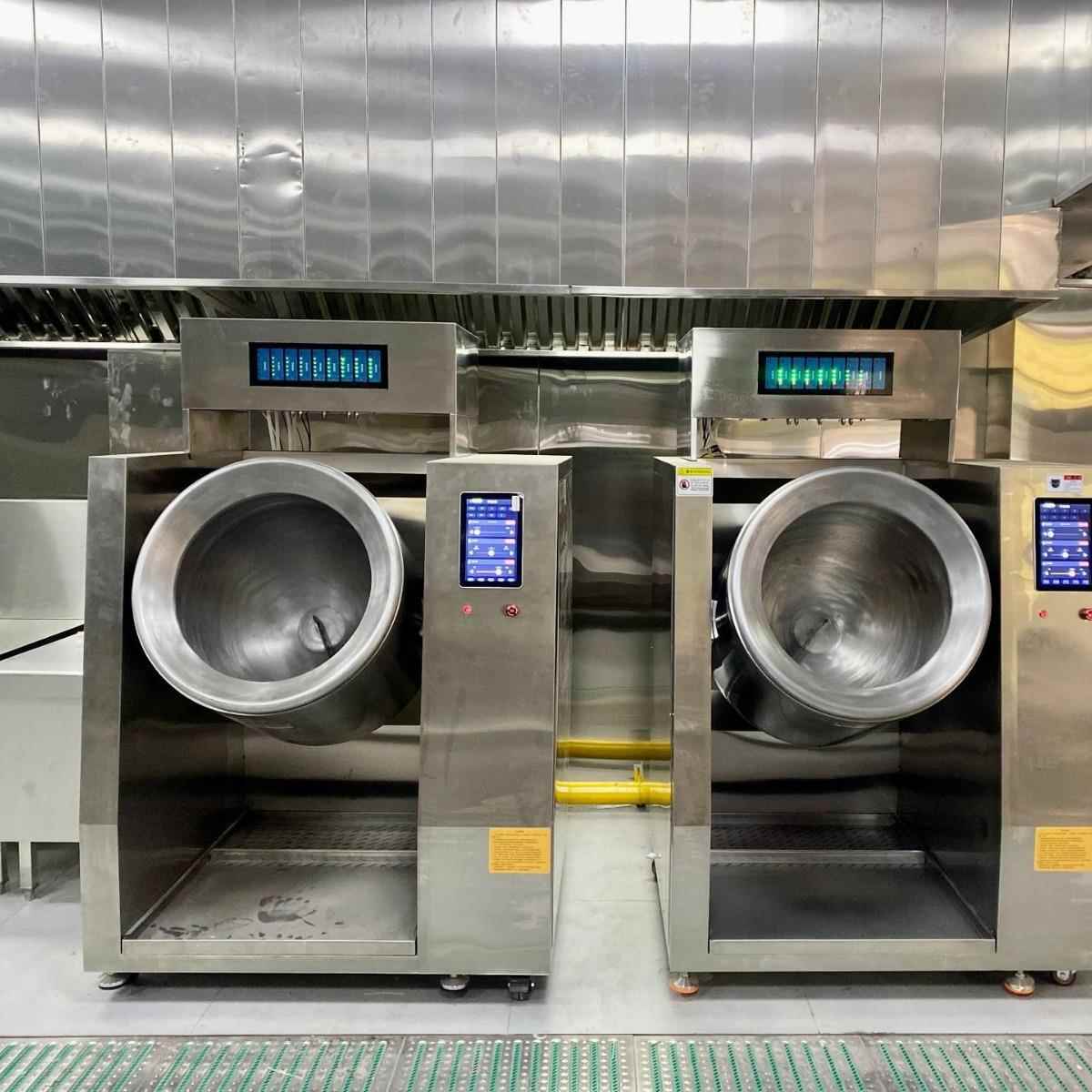 商用厨房工程设备全自动炒菜机学校单位食堂大型商用炒菜机