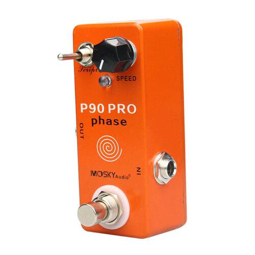 Mosky P90 PRO PHASE 迷你乐器相位效果器 经典电吉他回旋音色