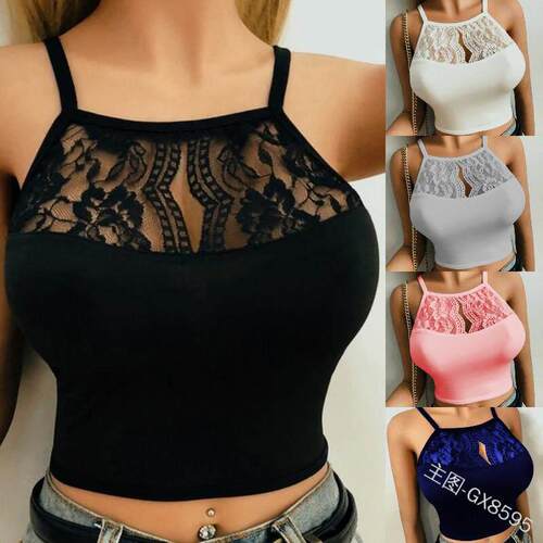 European and American sexy lingerie 露背吊带百搭内衣短款上衣