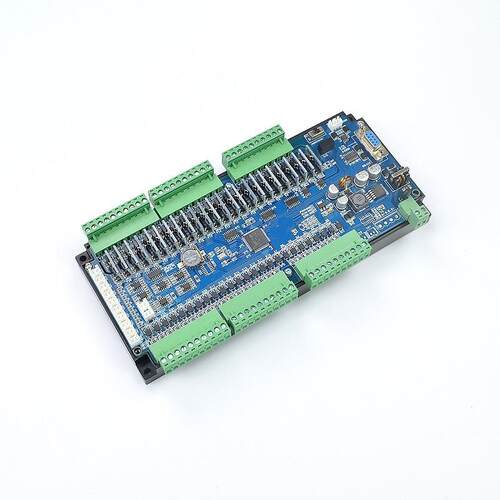 工控板PLC 板国产PLC替代 FX2N-48MR-10AD 2DA板式PLC 4轴带485