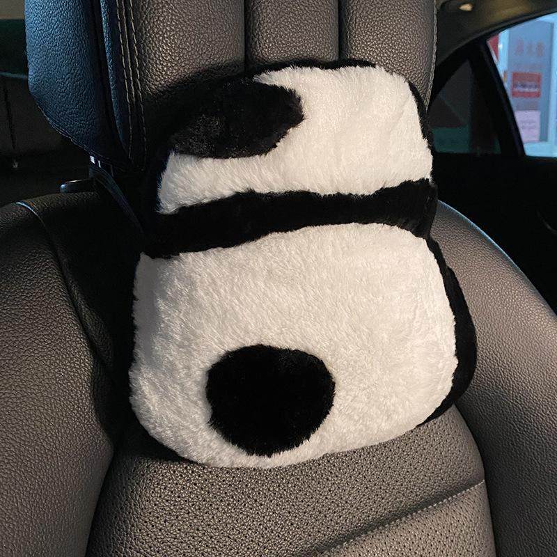 汽车坐垫四季通用座椅屁股垫可爱卡通熊猫头枕腰靠车座垫单片女士,汽车用品/电子/清洗/改装,通用脚垫,淘宝优惠券,粉丝福利购,淘宝优惠卷