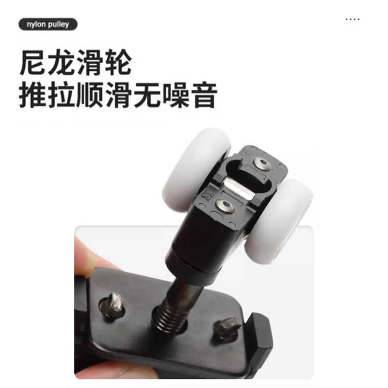 电推动内巴士门轨适用于隐形衣帽间推拉门 平移门导轨滑五VFF金配图片
