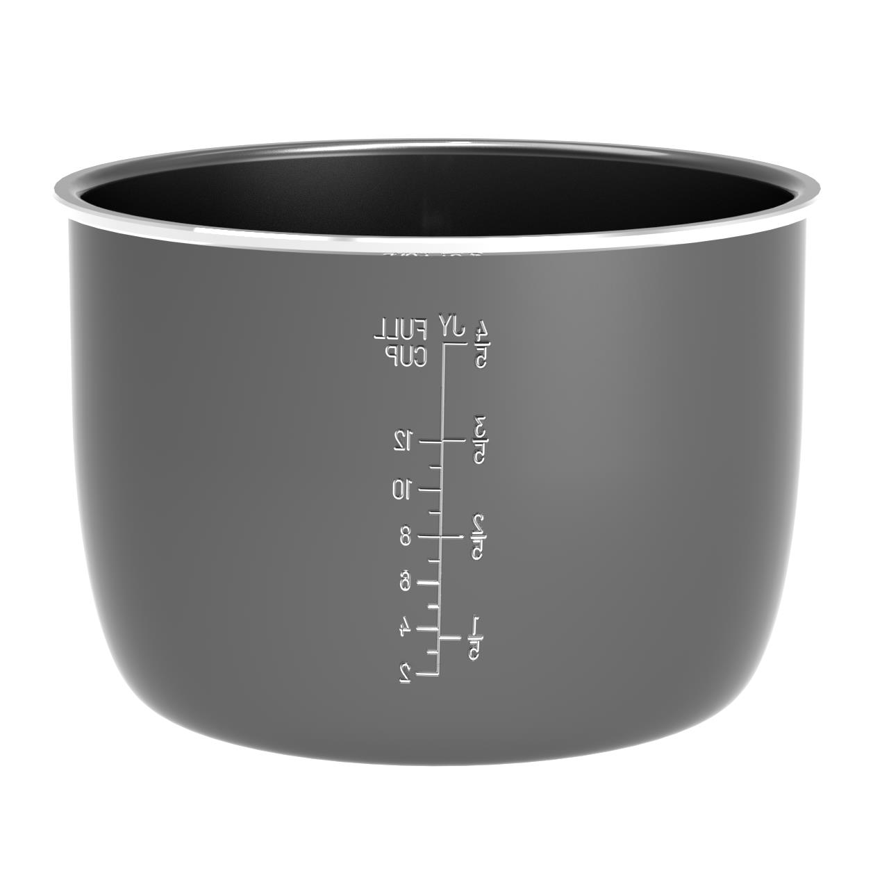 电子压力锅专用内胆2-3-4-5-6L黄晶内胆麦饭石陶瓷釉内胆陶晶搪瓷