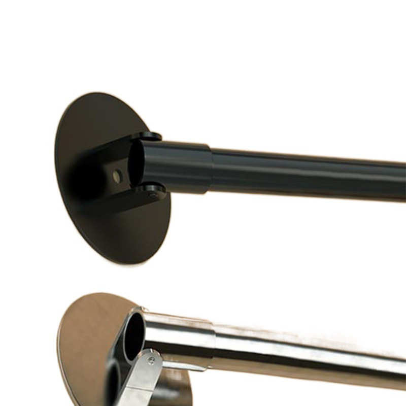 浴室浴帘杆伸缩杆万向异型斜角斜面墙晾衣杆不锈钢打孔免打孔两用