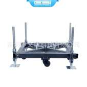 厂家直销供应方管底座桁架舞台螺丝桁架铝合金喷漆方管底座不掉漆