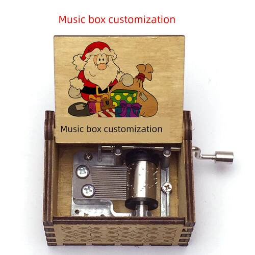 木制音乐盒定制音乐盒的孩子和女孩的生日礼物，小女孩的教师节10