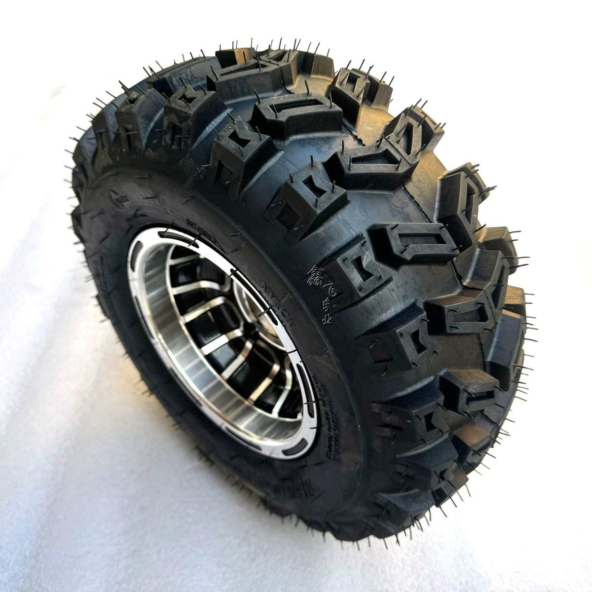 DIY四路越野电动摩托沙滩车卡丁车配件15X6.50-7寸真空轮胎铝轮毂