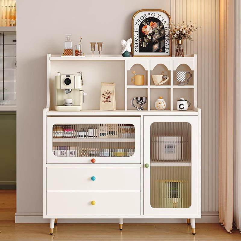 餐柜客厅靠墙一体收纳柜奶油风家用收纳柜茶水柜置物柜厨房整体橱,住宅家具,餐边柜,淘宝优惠券,粉丝福利购,淘宝优惠卷