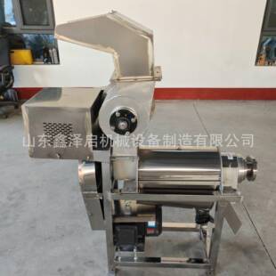 橙子柠檬柑橘脐橙大型榨汁机对辊不锈钢榨汁机苹果生姜压榨机