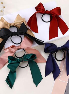 Fashion Korean Bow-Knot Hair Ties Scrunchies Women Girls Ela