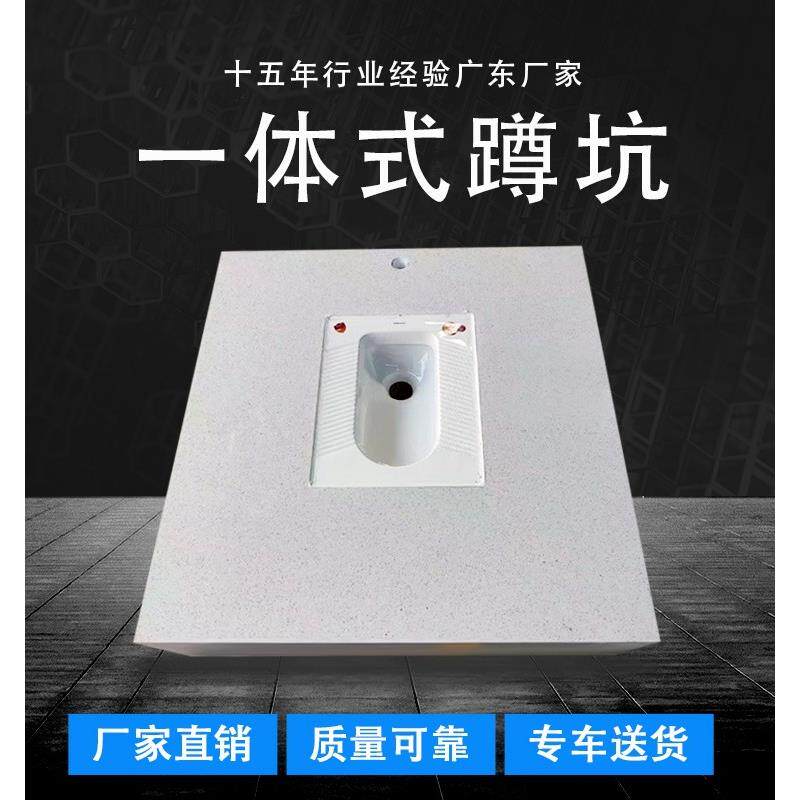 广东广州陶瓷户外可移动蹲坑蹲厕临时蹲便器简易塑料黑色化粪池