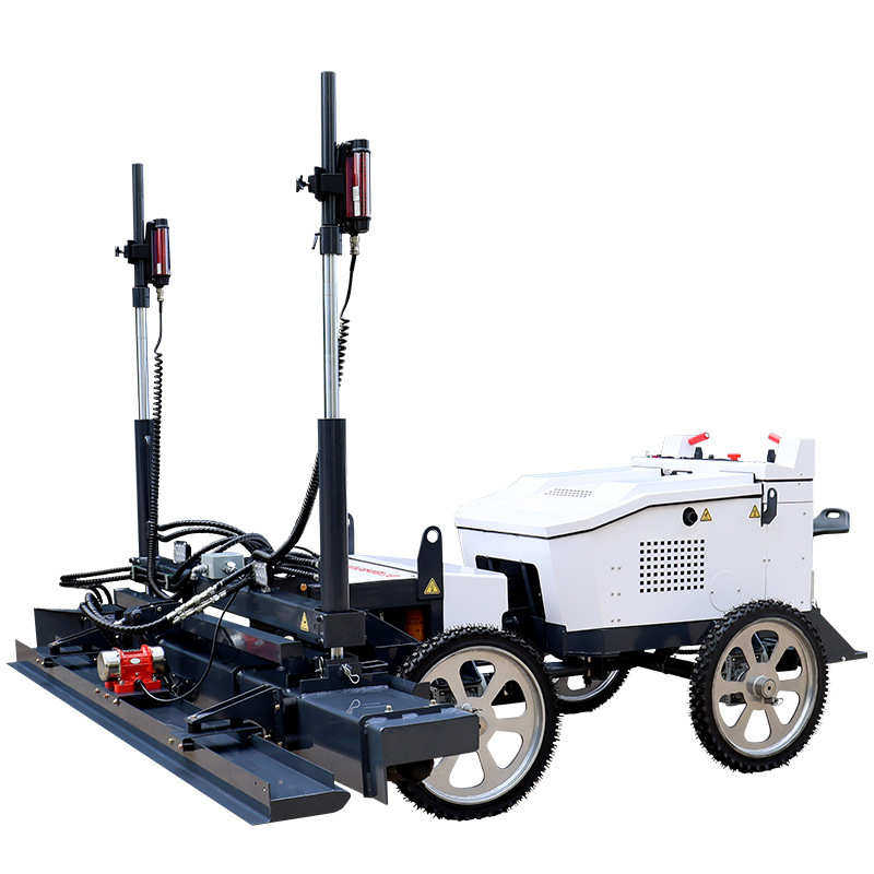 混凝土激光整平机混泥土激光找平机水泥路面厂房全自动四轮平地机