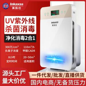 英凯仕空气净化器家用小型空气消毒机负离子净化机厂家直销