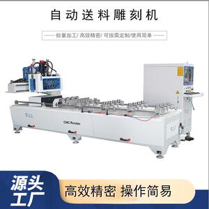 诺途盟友拉米诺槽孔加工中心实木数控开料机自动送料雕刻机