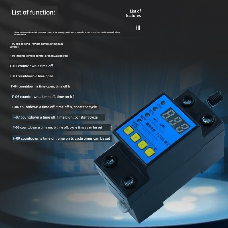 S9312遥控倒计时电断电开定时延时水泵水泵自动断AND12V24V/2关0V