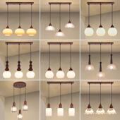 中古风灯具风餐厅吊灯三头餐桌灯新款 长条灯饭厅灯创意商用餐厅灯