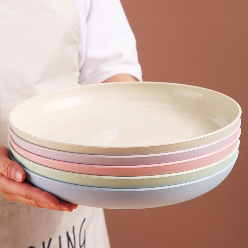 比盘子一次性盘子大号耐高温食品级家用聚会派对餐盘子水果蛋糕盘
