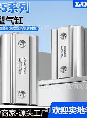SMC型薄型气缸C55B CD55B32-20-25-40-50-63-80-10-15-30-35-60M