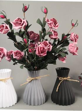 Modern Plastic Vases European Anti-Ceramic Flower Vase Weddi