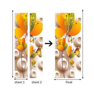 饰 卧室客厅现代装 蝴蝶花 墙贴 巨创货源PVC贴纸3D自粘门贴
