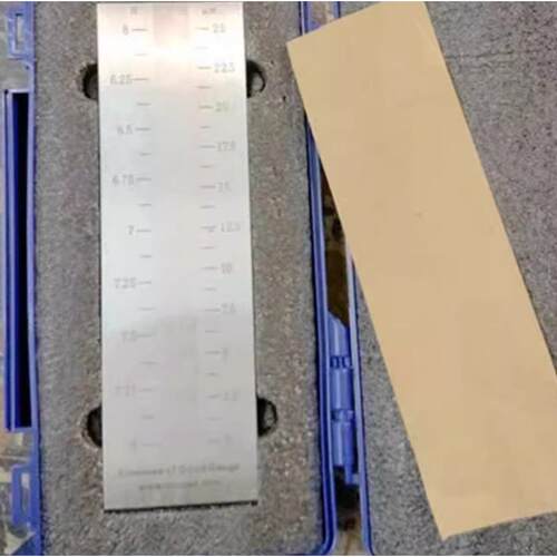 BGD241标格达不锈钢刮板细度计细度板涂料0-25/0-100/0-150/-0-50