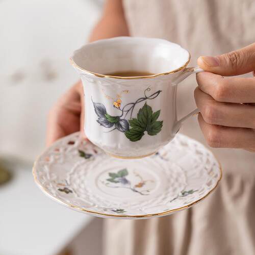 新款直销咖啡杯高颜值陶瓷复古杯子宫廷风咖啡杯碟壶套装英式下午