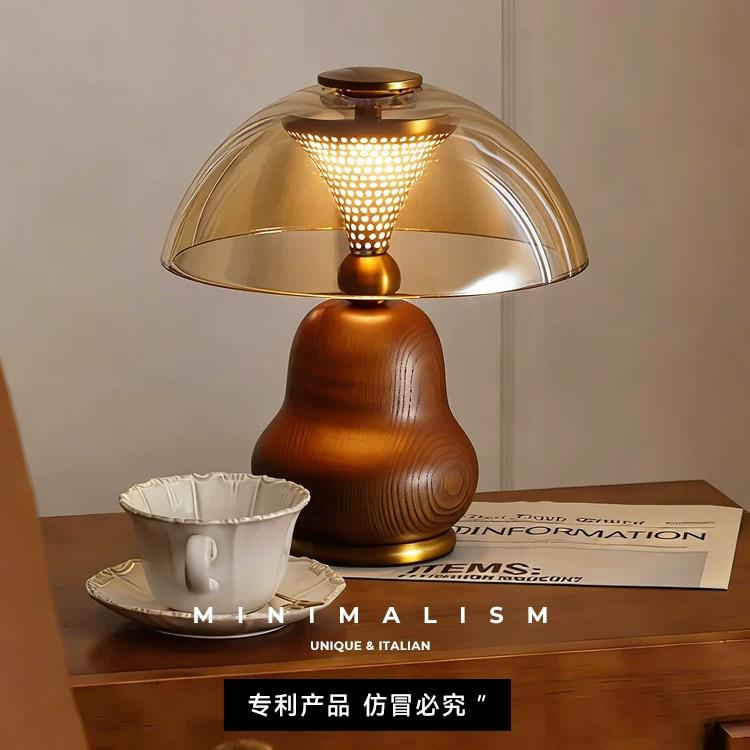 轻奢卧室床头台灯2026年新款设计师高级感氛围台灯现代极简床头灯