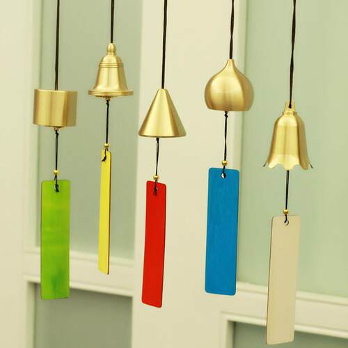 幼儿园学校风景区铜风铃可手写祝福语毕业儿童耶诞节送朋友新年礼