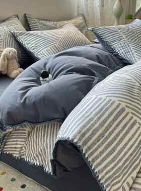 2025新款加磨毛被2套单件厚全纯棉加厚纯棉15棉0x200x30被罩秋冬