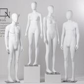 青少年学生模型道具男女全身组合服装 店展示架假人夫妇橱窗模型架