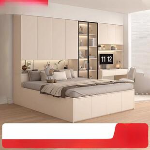 yhu衣柜床榻榻米床柜储物一体儿童小户型卧室简约多功能组合书桌