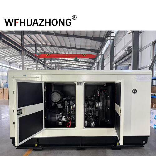 外贸80kw全铜柴油发电机组应急80V100KW静音自动化品质发电机