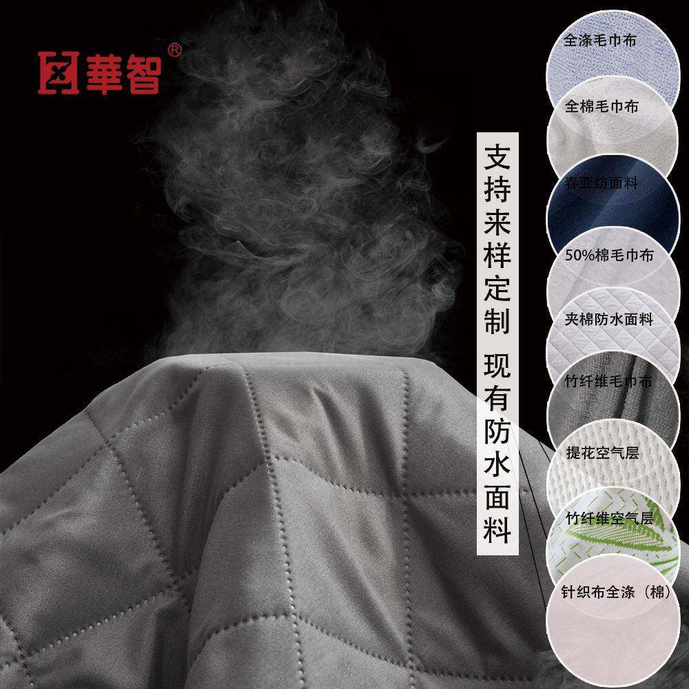 跨境亚马逊针织布空气层夹棉防水床笠床罩外贸酒店床笠定制加工
