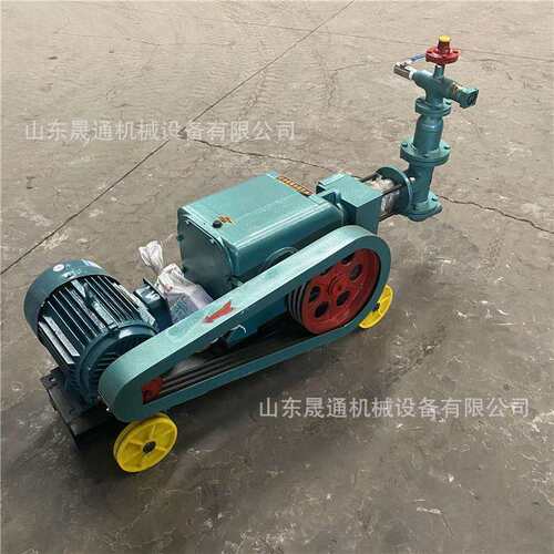 BW50砂浆注浆机小型单缸砂浆灰浆两用注浆泵隧道建筑护坡砂浆机
