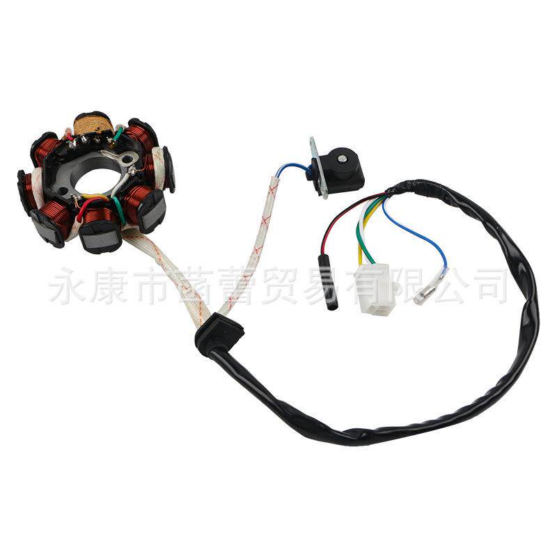 适用KTM 越野车摩托车8级点火线圈磁GY6-50-8 电机定子