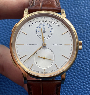 公价22.9万98新40mm朗格萨克森系列18K玫瑰金385.032自动机械男表