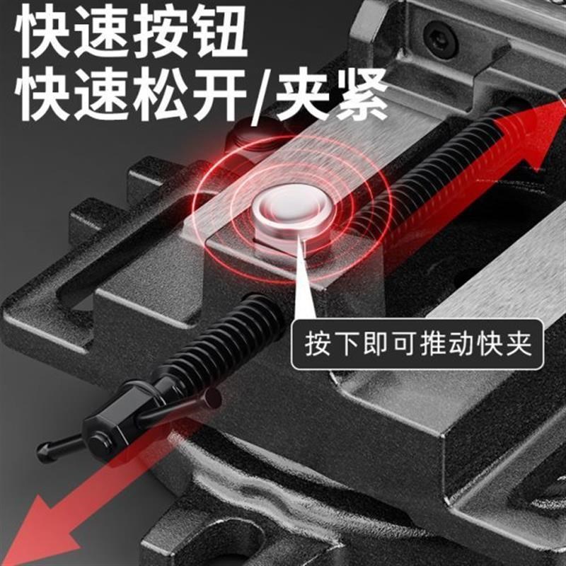 热销工作台小桌万向台钳台多功能家用小型迷你木工夹具钳虎钳虎台