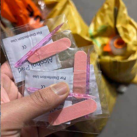 穿戴甲材料包工具包美甲用品果冻胶酒精棉片搓条海绵抛胶水套装