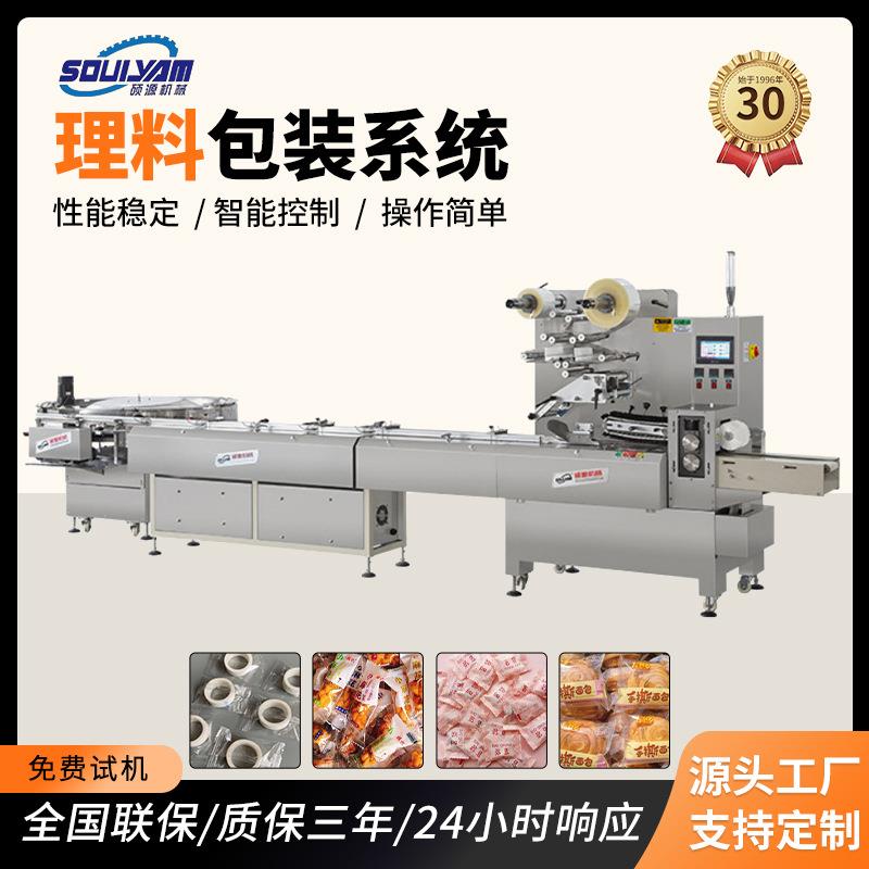 硕源全自动理料包装机食品药品日用品面包封口机枕式包装机设备