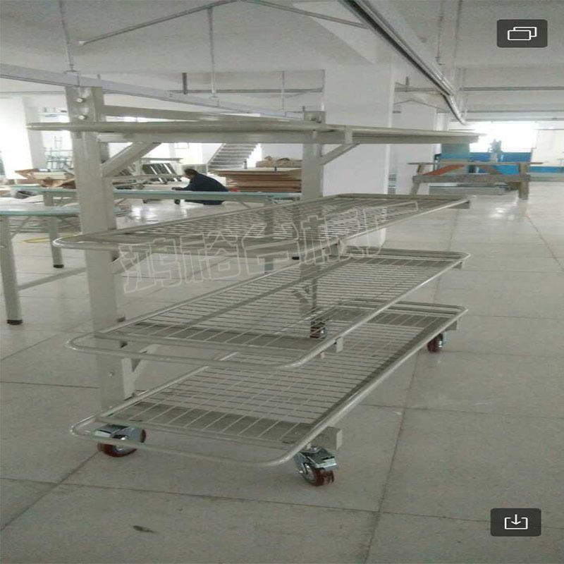 服装加工辅助设备拆卸式双面活动布匹松布架侧面料放布移动架子